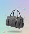 Herringbone Fabric Handbag