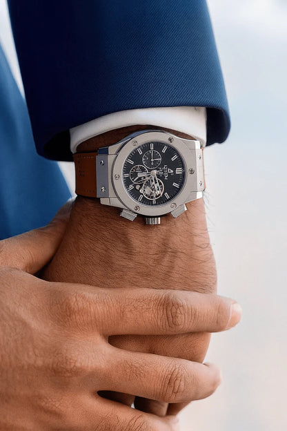 Hublot - Classic Fusion Automatic Skeleton Chronograph Watch (A+) Ⓢ